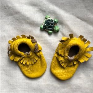 Sayoyo Mustard Yellow Moccasins